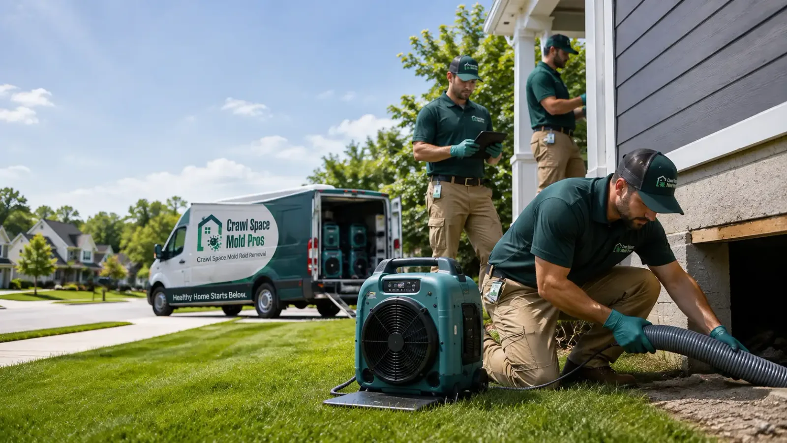 Crawl Space Mold Removal in Argonia, KS